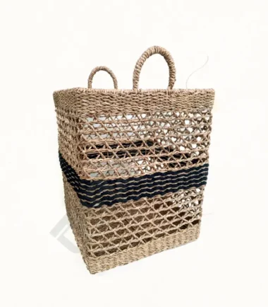 Beautiful Handwoven Seagrass Storage Basket