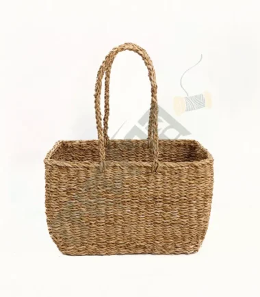 Handwoven Seagrass Shopping Bag