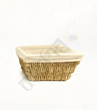 Seagrass Basket with Cotton Cover