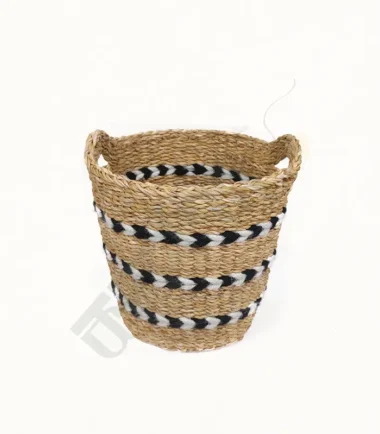 Seagrass Planter Basket with Small Handels