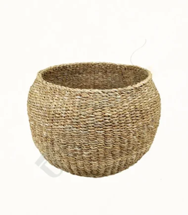 Seagrass Round Storage Basket