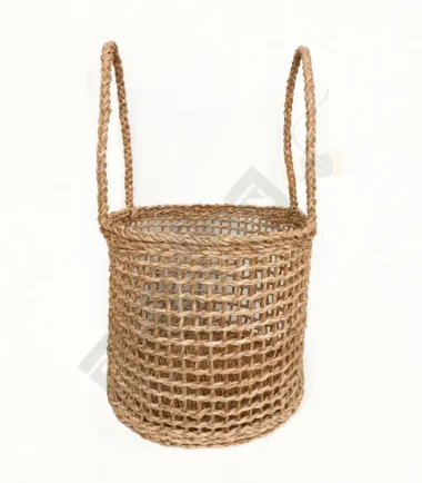 Stylish Handwoven Seagrass Storage Basket